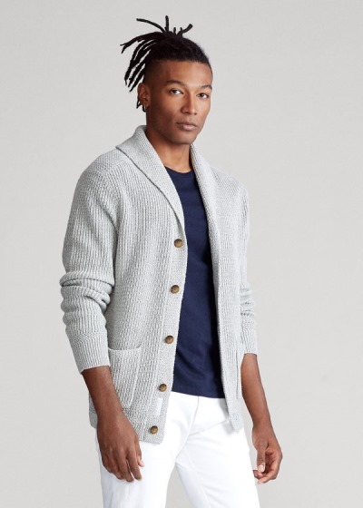 Cardigan Polo Ralph Lauren Algodão Shawl-Collar Homem 91465-HTMV